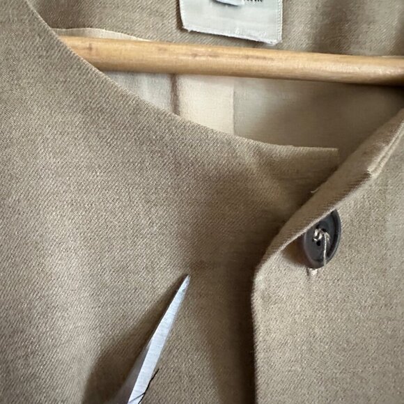 Eskander Wool Cashmere Boxy Jacket Womens Size 6/8 Lagenlook Old Money Luxe Mod - Picture 5 of 14